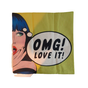 POP ART Pillow with insert 18" x 18"